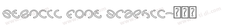 stencil font graphic字体转换